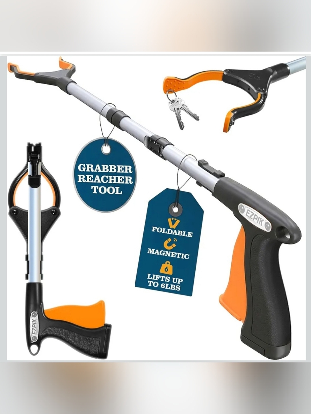 36" Folding Grabber Reacher